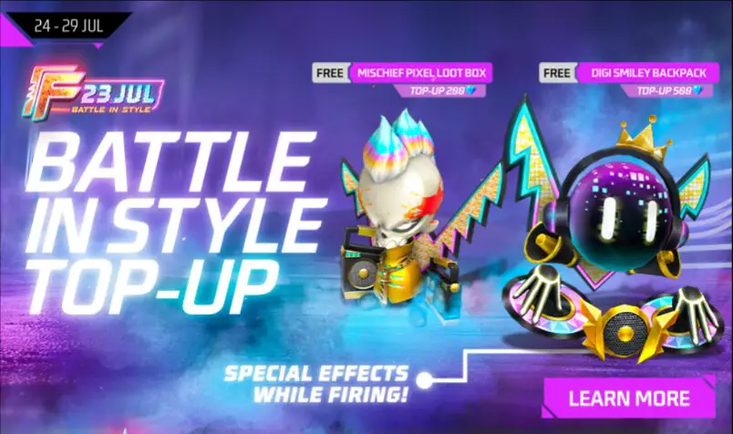 Battle In Style Top Up